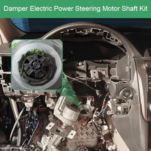 Lyxheth 2 Sets Damper Electric Power Steering Motor Shaft Kit, Steering Coupler, Steering Motor Shaft Damper and Spacer, Steering Bushing Replacement for C-HR Camry Prius OEM#4525428040 4525328130 - Image 3
