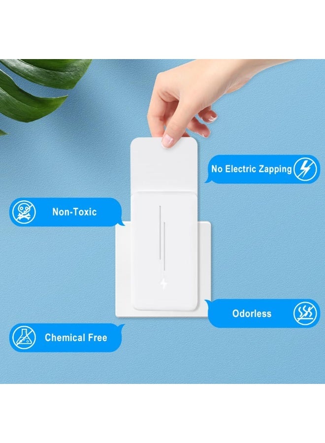 يوڠام جهاز قاتل للبعوض يُستخدم في الأماكن المغلقة – فخ للحشرات الطائرة مثل الذباب وذباب الفاكهة والعث والهاموش – مزود بضوء UV جاذب وإضاءة ليلية قابلة لتعديل السطوع – يحتوي على جهاز واحد و5 بطاقات لاصقة - Image 5