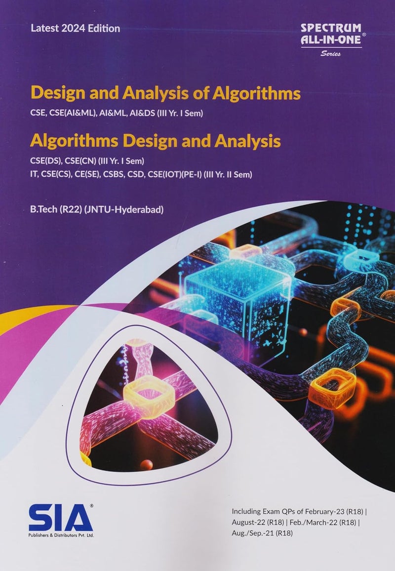 Design and Analysis of Algorithms B.Tech III-Year I-sem & Algorithms Design and Analysis III-year II-Sem (R22) (JNTU-HYD) Latest 2024 Edition - Image 3