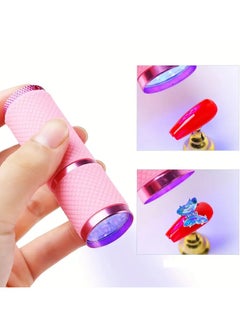 Goolsky 1pc Portable Mini Flashlight Nail Lamp with 9 Lamp Beads for Quick-Drying Nail Polish Gel and Phototherapy  - Image 5
