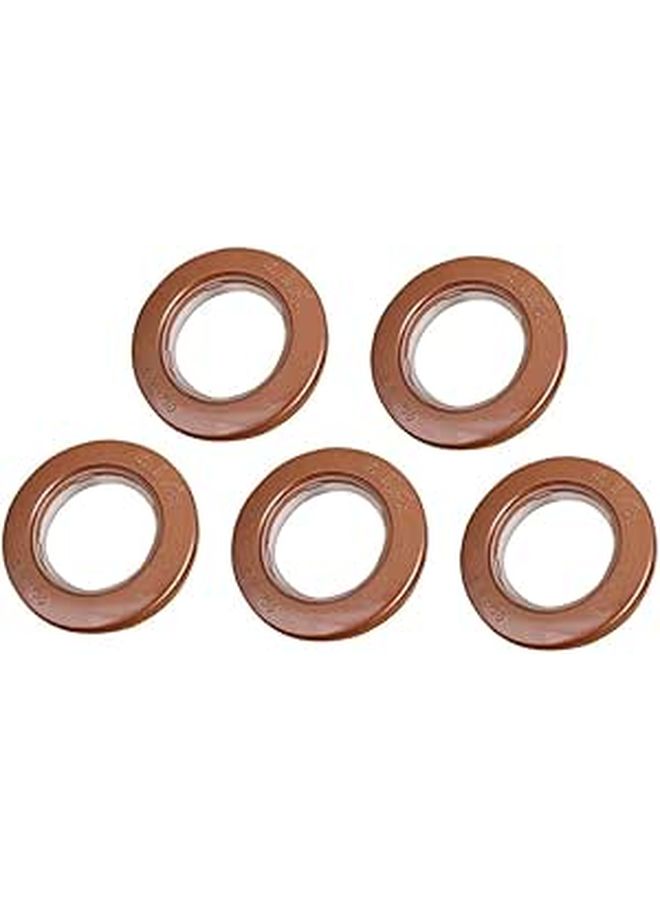 85pcs Curtain Rings Roman Extra Wide Curtains Grommets White Home Decor - Image 1
