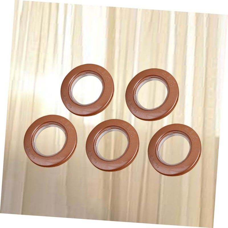 85pcs Curtain Rings Roman Extra Wide Curtains Grommets White Home Decor - Image 5