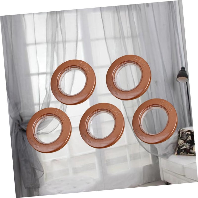 85pcs Curtain Rings Roman Extra Wide Curtains Grommets White Home Decor - Image 3