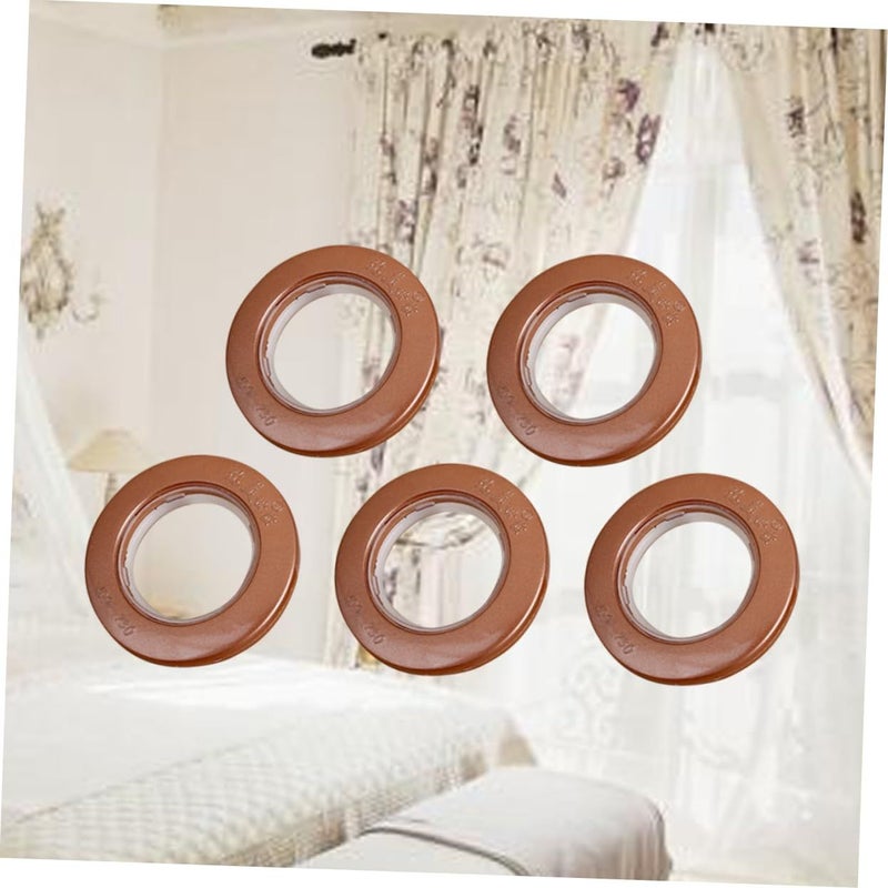 85pcs Curtain Rings Roman Extra Wide Curtains Grommets White Home Decor - Image 4