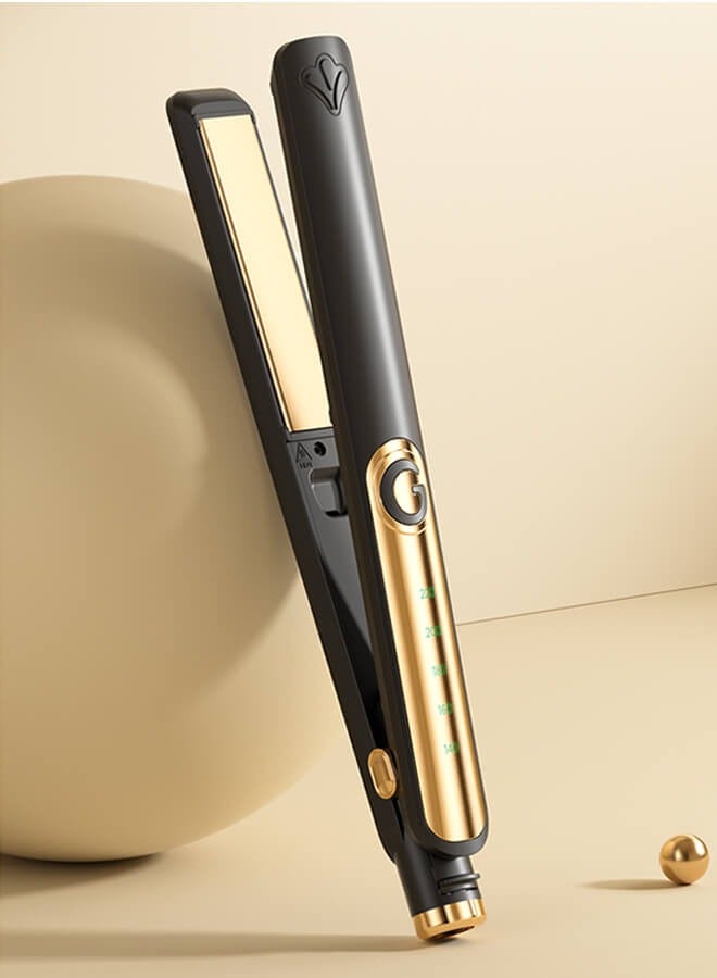 Ceramic Hair Straightener - 5 temperature settings, heats up to 220°C, ceramic coating with heat protection for salon-quality styling - Image 4