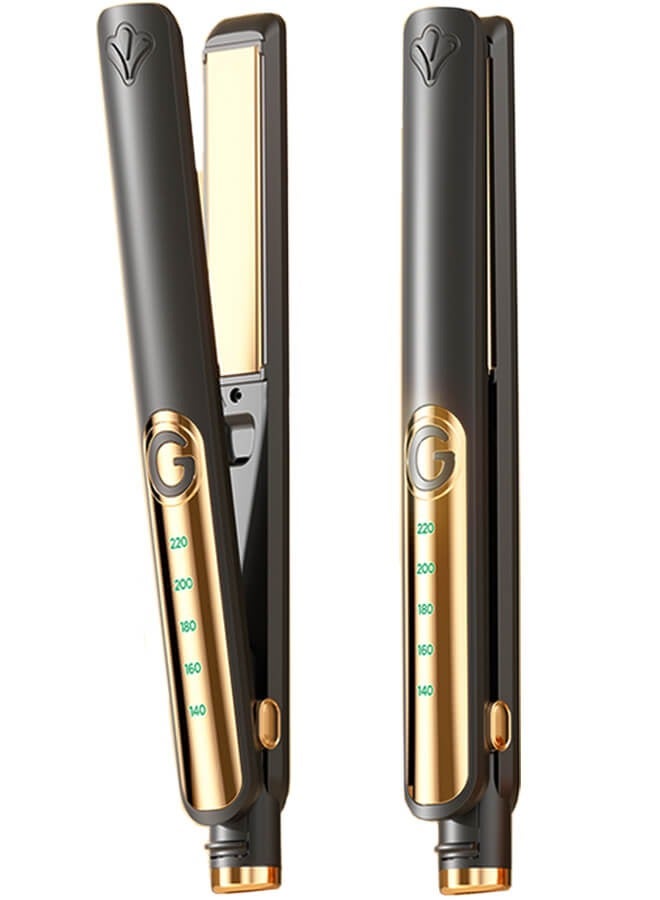 Ceramic Hair Straightener - 5 temperature settings, heats up to 220°C, ceramic coating with heat protection for salon-quality styling - Image 2