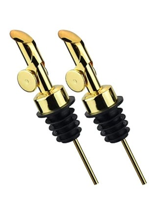 2-Pack of Gold 304 Stainless Steel Oil and Vinegar Dispensers - Automatically Pour Spout, Leak-Proof Design for Soybean and More, Durable and Easy to Use Bottle Pourer - pzsku/ZF2126DE7E4B236AC5B87Z/45/1742563028/b3c8c4a5-68fc-4ded-a699-8821295abe62