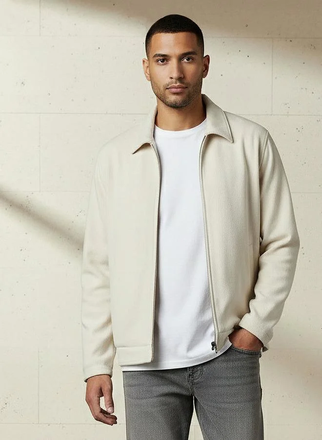 ايكونيك Iconic Men Regular Fit Soft Touch Jacket