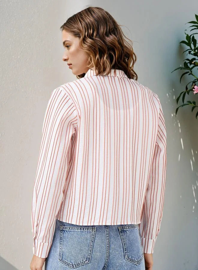 لي كوبر قميص لي كوبر مخطط