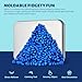 LCVUUK Magnetic Putty Rocks Blue More Than 600 Weak Magnetic Smooth Ferrite Pebbles Desk Toys and TimeKiller for Adults - Image 4