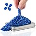 LCVUUK Magnetic Putty Rocks Blue More Than 600 Weak Magnetic Smooth Ferrite Pebbles Desk Toys and TimeKiller for Adults - Image 2
