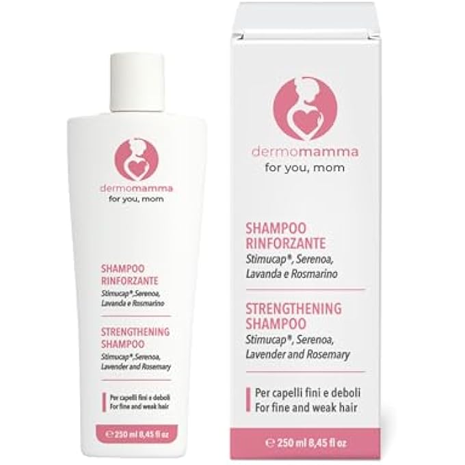 STRENGTHENING SHAMPOO AGAINST HAIR LOSS, SUITABLE FOR POSTPARTUM AND BREASTFEEDING, COUNTERACTS HAIR LOSS AND PROTECTS THE SCALP - VEGAN AND GREEN FORMULA 250 ML - Image 1