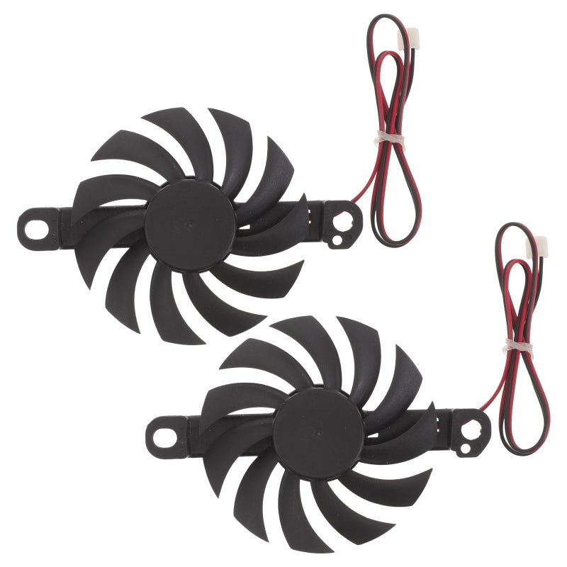 2Pcs Induction Cooker Cooling Fan 18V Brushless Plastic Fan Replacement for Cooker Repair - Image 1