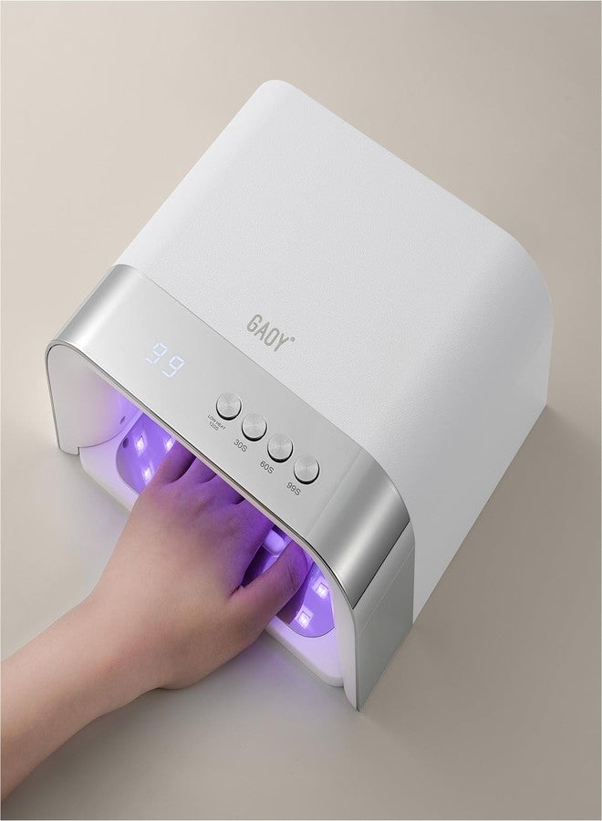 GAOY Professional UV Nail Lamp, Big Cavity Design for Long Nails, 36 LED Fast Curing Light with Infrared Sensor for Salon Gel and Acrylic Polish - Image 1
