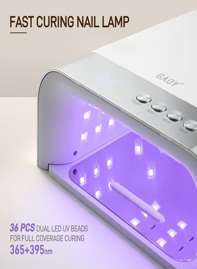 GAOY Professional UV Nail Lamp, Big Cavity Design for Long Nails, 36 LED Fast Curing Light with Infrared Sensor for Salon Gel and Acrylic Polish - Image 2
