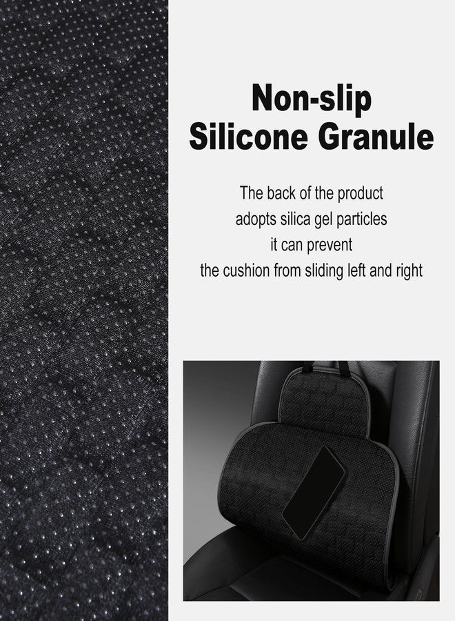 VarCozy Linen Car Seat Covers, 2PCS Breathable Front Pair Seat Covers for Cars with Non-Slip Protector for All Seasons, Universal Front Seat Covers for Cars, SUVs, Trucks - Image 2