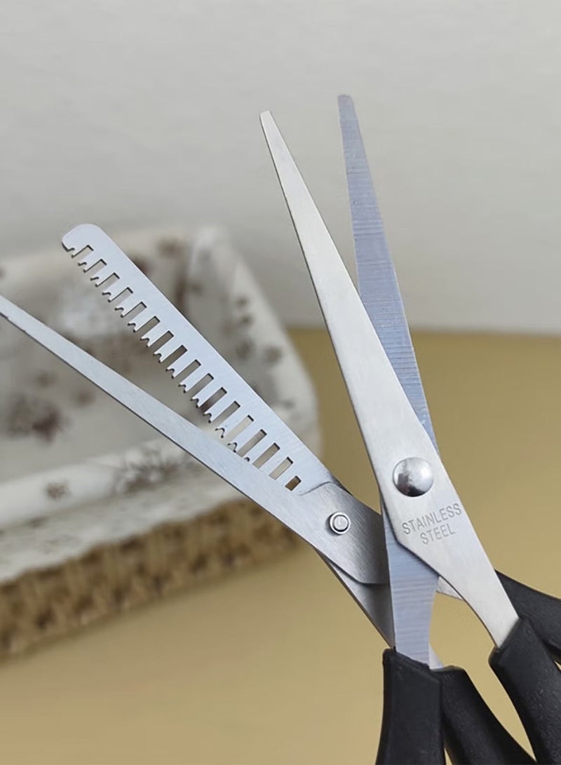 2pcs Professional Hair Cutting Scissors -, Suitable for Haircut Trimming, Salon Professional Hair Cutting Tool Set - Image 2