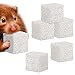 Meric CoCoo Grinding Stone for Small Pets 16x16x16 Lava Rocks Trims Pet Teeth Smooths Claws Adds Calcium to Diet Chew Toys for Rabbits Chinchillas Hamsters Guinea Pigs 6pcs per Pack - Image 3