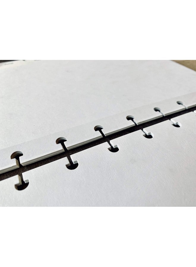 Eleven Discs Junior Monthly Tabs Januarydecember Offwhite Cardstock Mylar Coated And Reinforced Punched For Circa Arc Tul (Set Of 12 Tabs) - Image 5