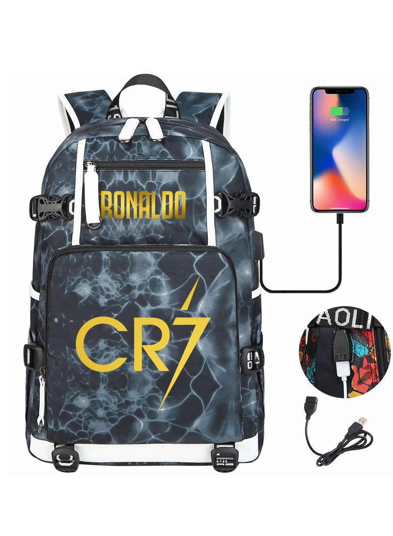 CR7 New Printed Backpack