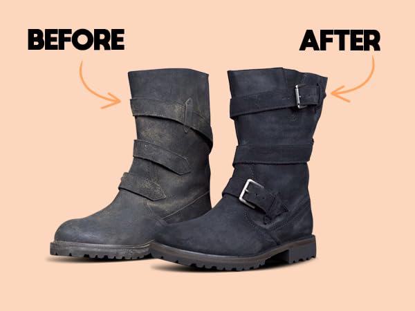 Shoe Mistri Shoe All Rounder Cleaner Spray, Quick Leather Cleaner, Liquid Cleaning Spray, Best for Suede, Nubuck, Canvas, Knit, Mesh and Most Other Absorbent Fabrics - Image 4