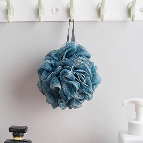 GXBTOPGO Darkblue Bath Shower Loofah Sponge, Skin Care Men Women Bathing Accessories 50g (1 Pack) - Image 2