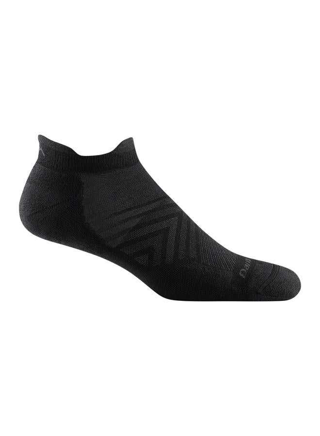 Darn Tough Men's Run No Show Tab Ultra-Lightweight with Cushion Sock (Style 1039) - Black, Large - Image 1