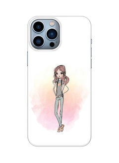 Case for Apple iPhone 14 Pro Max Slim Snap Classic Series Mobile Cover Hard PC Shield Matte Finish Print - Girl Next Door