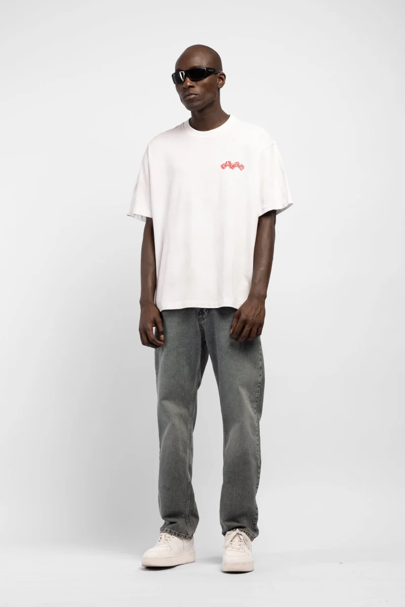 Catch Minimalist Print Detail T-Shirt