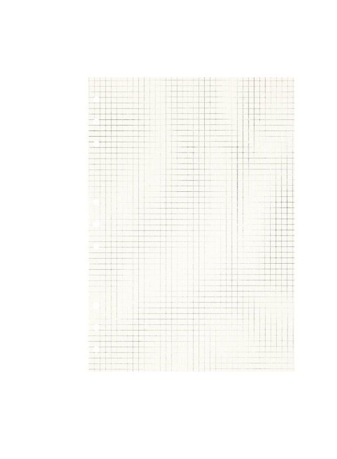 Zelten 2 Pack B5 90 Sheets/180 Pages Squared Loose Leaf Punched Paper Refills Paper for 9 Hole Binder Personal Organizer Diary Notebook Refillable Planner - Image 2