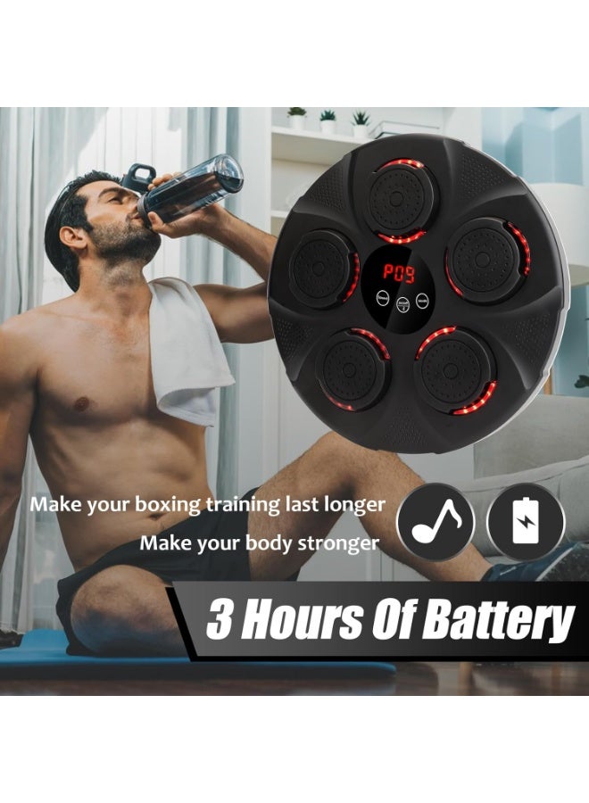 Fitness Smart Electronic Music Boxing Machine for Men with Gloves Toy Wall Mounted Boxing Machine Smart Boxing Target, Wall Mounted Punching Bag Punching Equipment for Boxing Training - Image 4