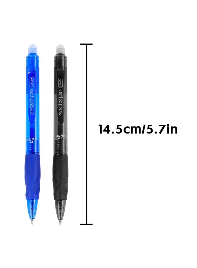RIANCY 6PC blue 6PC black  erasable pens in a box gel pen easy erasable pen large capacity pen - Image 5