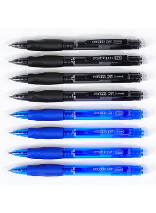6PC blue 6PC black  erasable pens in a box gel pen easy erasable pen large capacity pen - view 3