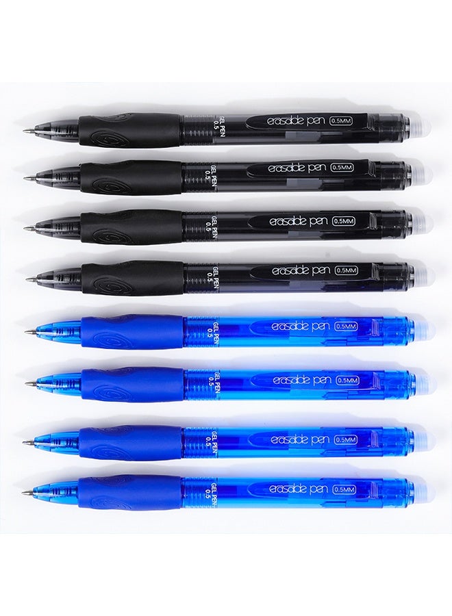RIANCY 6PC blue 6PC black  erasable pens in a box gel pen easy erasable pen large capacity pen - Image 3