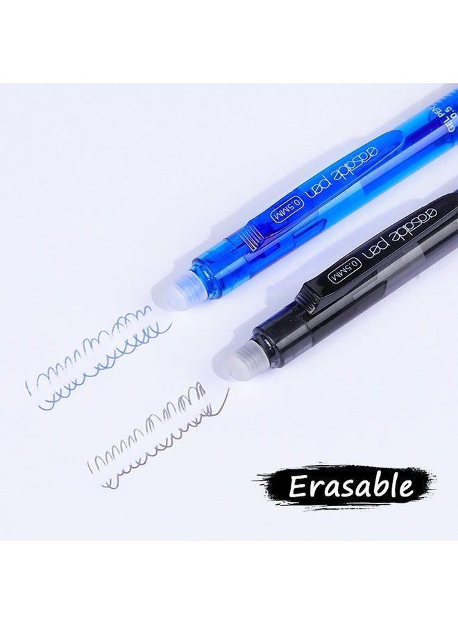 RIANCY 6PC blue 6PC black  erasable pens in a box gel pen easy erasable pen large capacity pen - Image 5