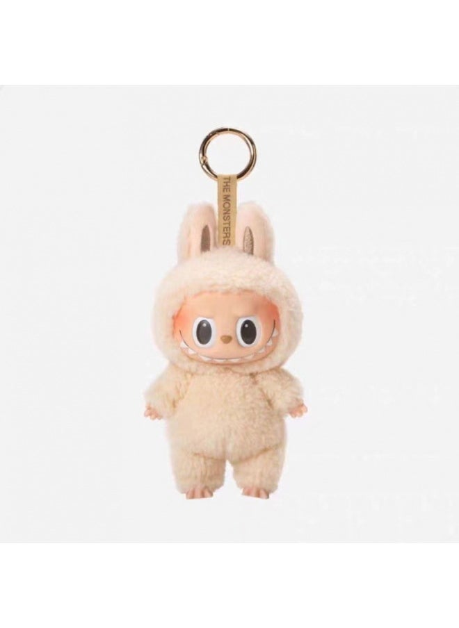 Generic - LABUBU Labubu Generation Of The Motherland Macarons Bubble Series Fun Blind Box Vinyl Face Plush Doll-Color:Off-white-Height:15cm - Image 1