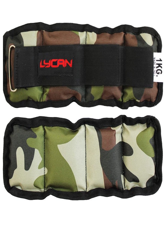 LYCAN أوزان Lycan Cameo للكاحل والمعصم، مثالية للياقة البدنية والمشي والركض والتمارين الهوائية والسباحة (1 كجم) - Image 2