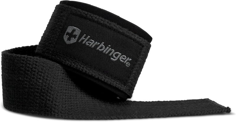 Harbinger Padded Cotton Lifting Straps with NeoTek Cushioned Wrist (Pair) - Image 3
