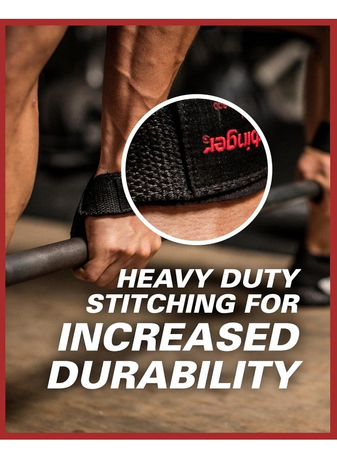 Harbinger Padded Cotton Lifting Straps with NeoTek Cushioned Wrist (Pair) - Image 5