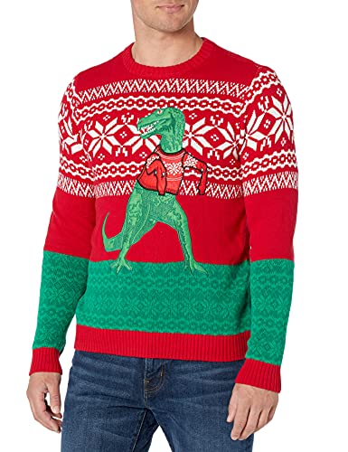 Blizzard Bay Men's Arms Too Short Trex Sweater, red, Large - Image 1