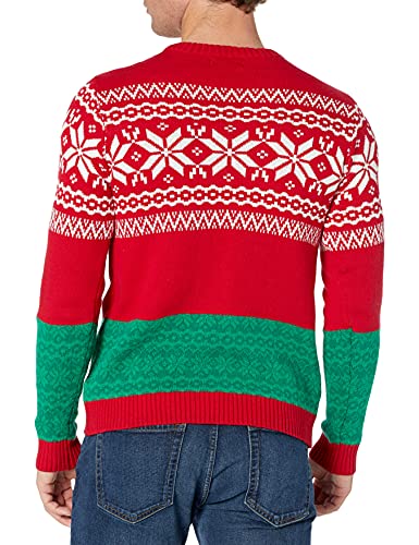 Blizzard Bay Men's Arms Too Short Trex Sweater, red, Large - Image 2