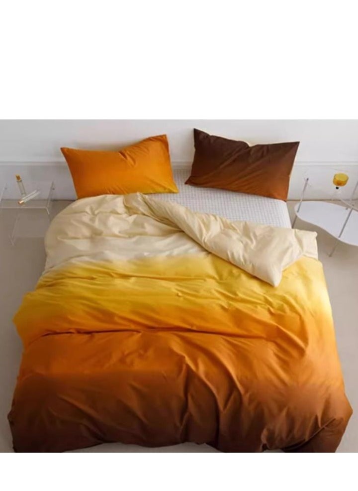 Generic Fitted Sheet Style — ﻿ Pure Cotton Gradient 100 Cotton Bedding Four Piece Set  - Image 2