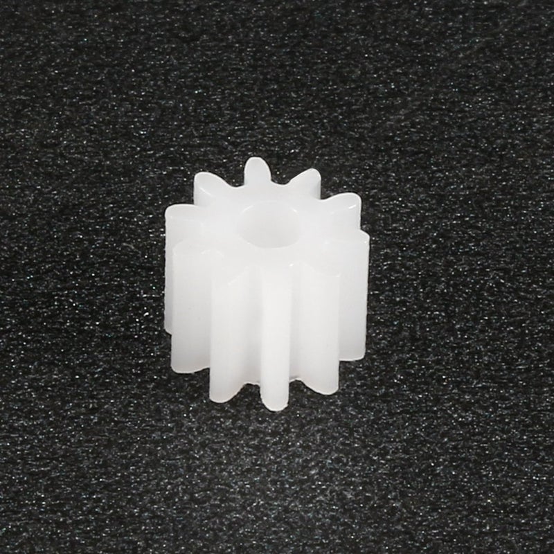 uxcell 30pcs Plastic Gears White 10 Teeth Model 102A Reduction Gear Plastic Worm Gears for RC Car Robot - Image 2