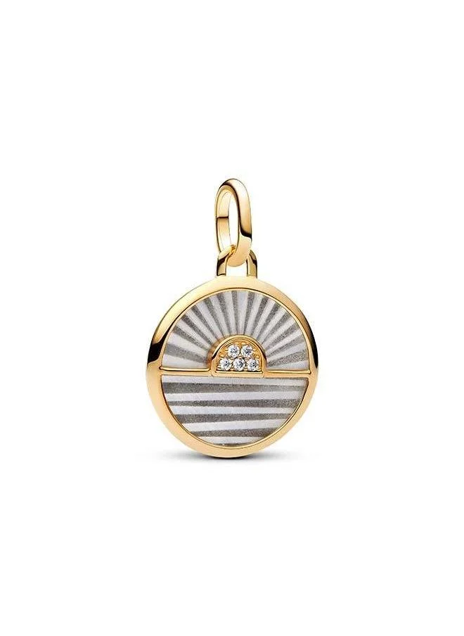 باندورا Sunrise Medallion Charm