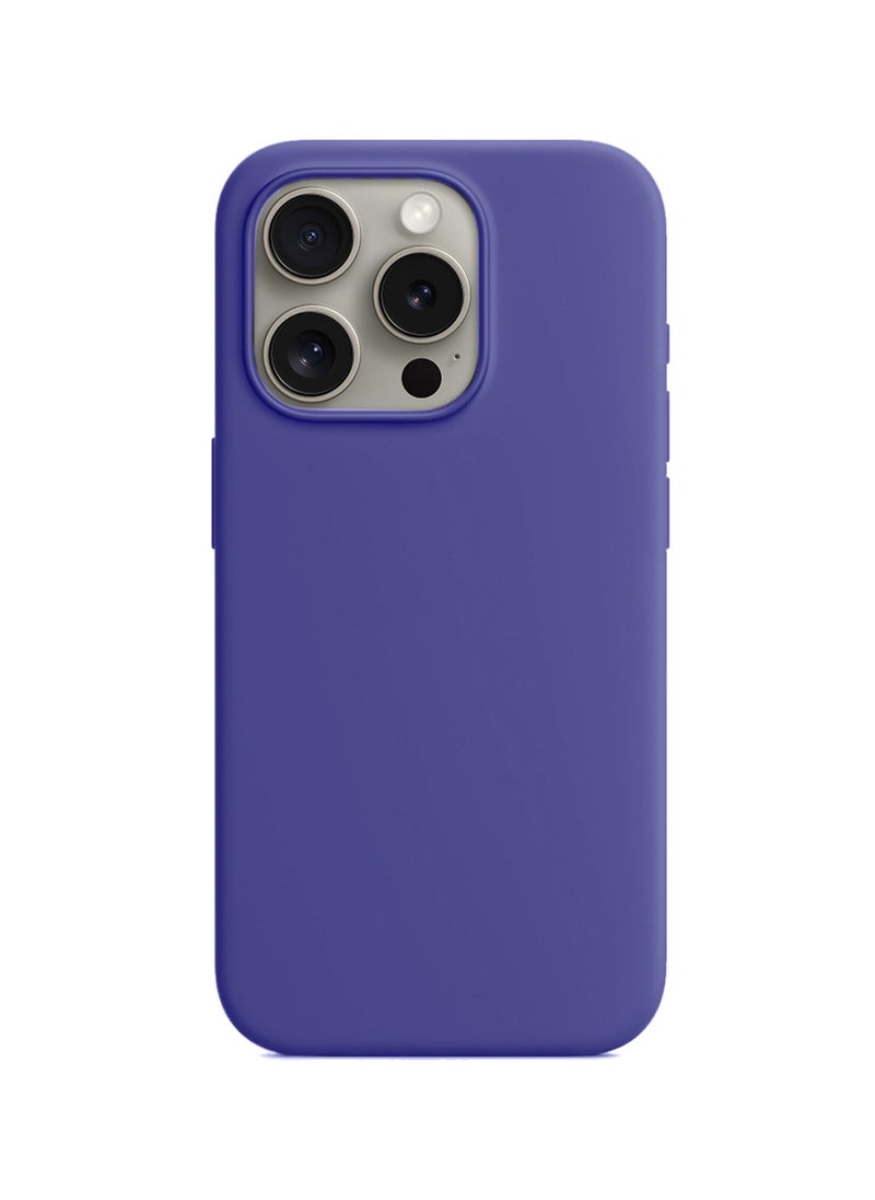 Wtech - Soft Liquid Silicone Case Cover For Apple iPhone 15 Pro Max 2023 Lavender - Image 1