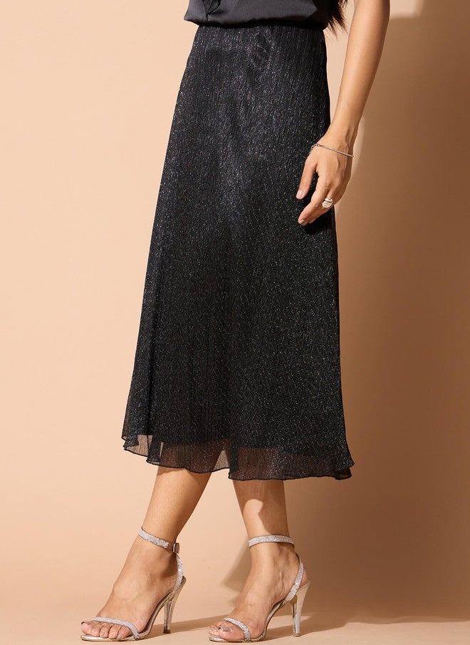 SALT ATTIRE A-Line Midi Skirt - Image 4