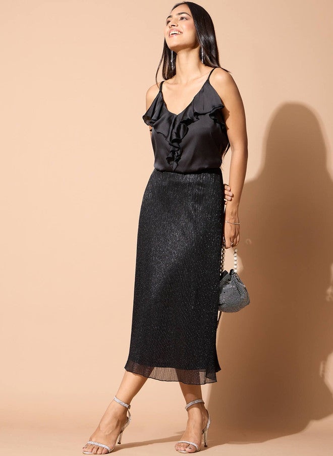 SALT ATTIRE A-Line Midi Skirt - Image 2