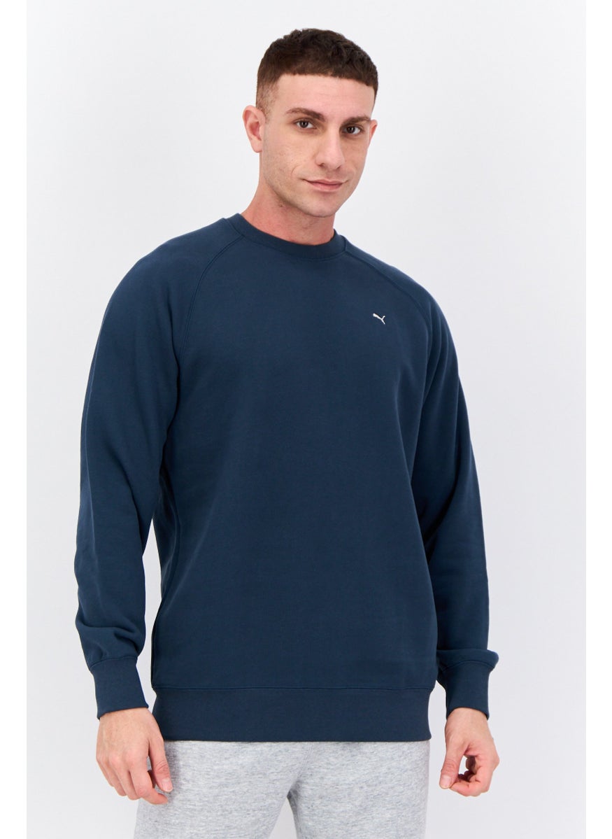 Men Sportswear Fit Long Sleeves Outdoor Sweatshirt, Slate Blue - pzsku/ZF213F0CD499646C9D58EZ/45/_/1737642362/0f1f611d-3b62-41e7-ace7-dcc816ede897