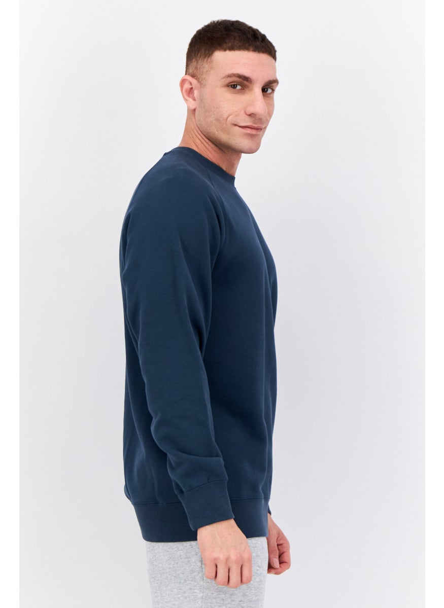 Men Sportswear Fit Long Sleeves Outdoor Sweatshirt, Slate Blue - pzsku/ZF213F0CD499646C9D58EZ/45/_/1737642363/69c0416d-04ed-4d02-ada4-6b30a44c7f04