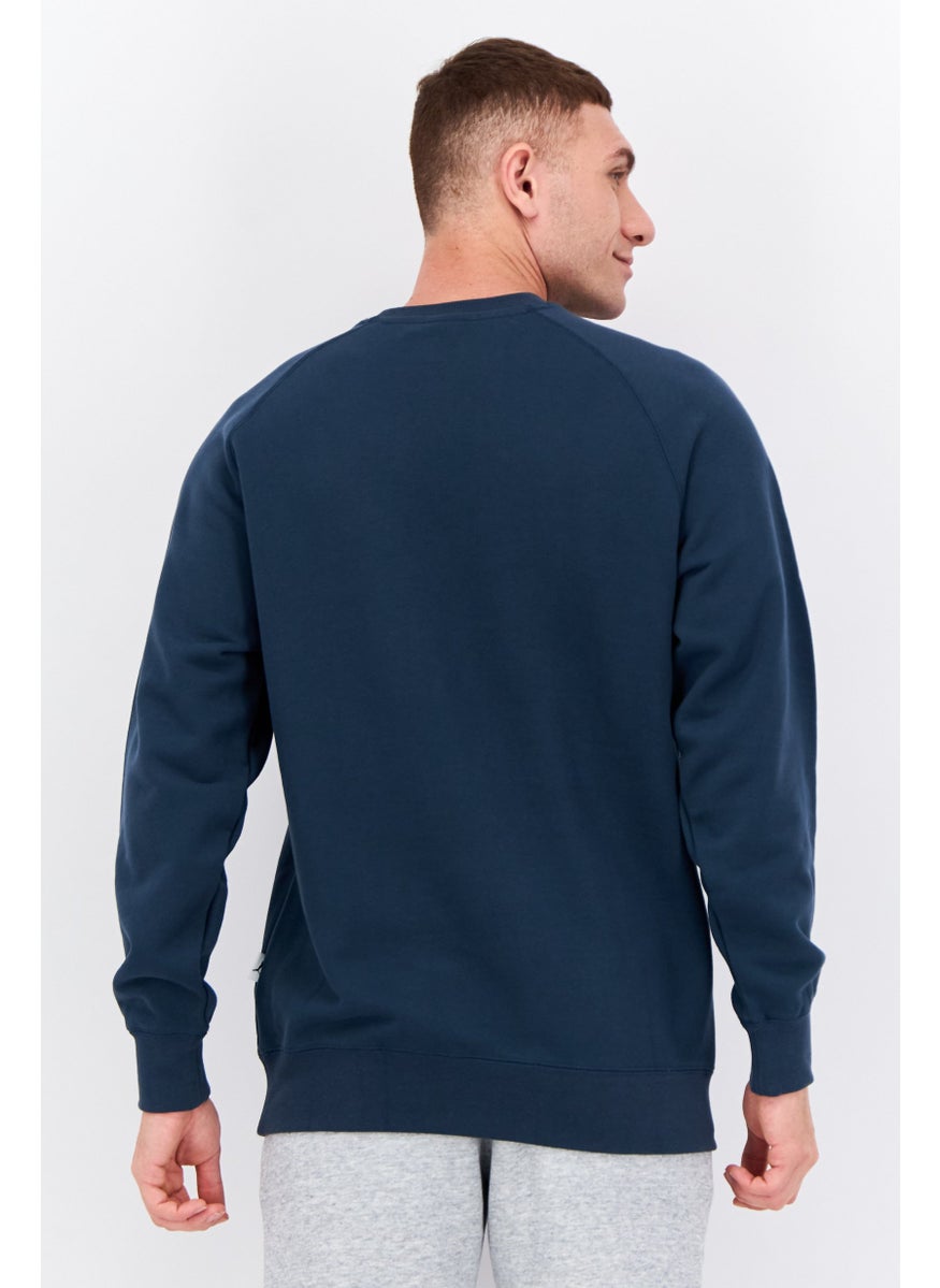 Men Sportswear Fit Long Sleeves Outdoor Sweatshirt, Slate Blue - pzsku/ZF213F0CD499646C9D58EZ/45/_/1737642364/4bfa2c2e-4c48-497c-a06b-9389e3207ffe